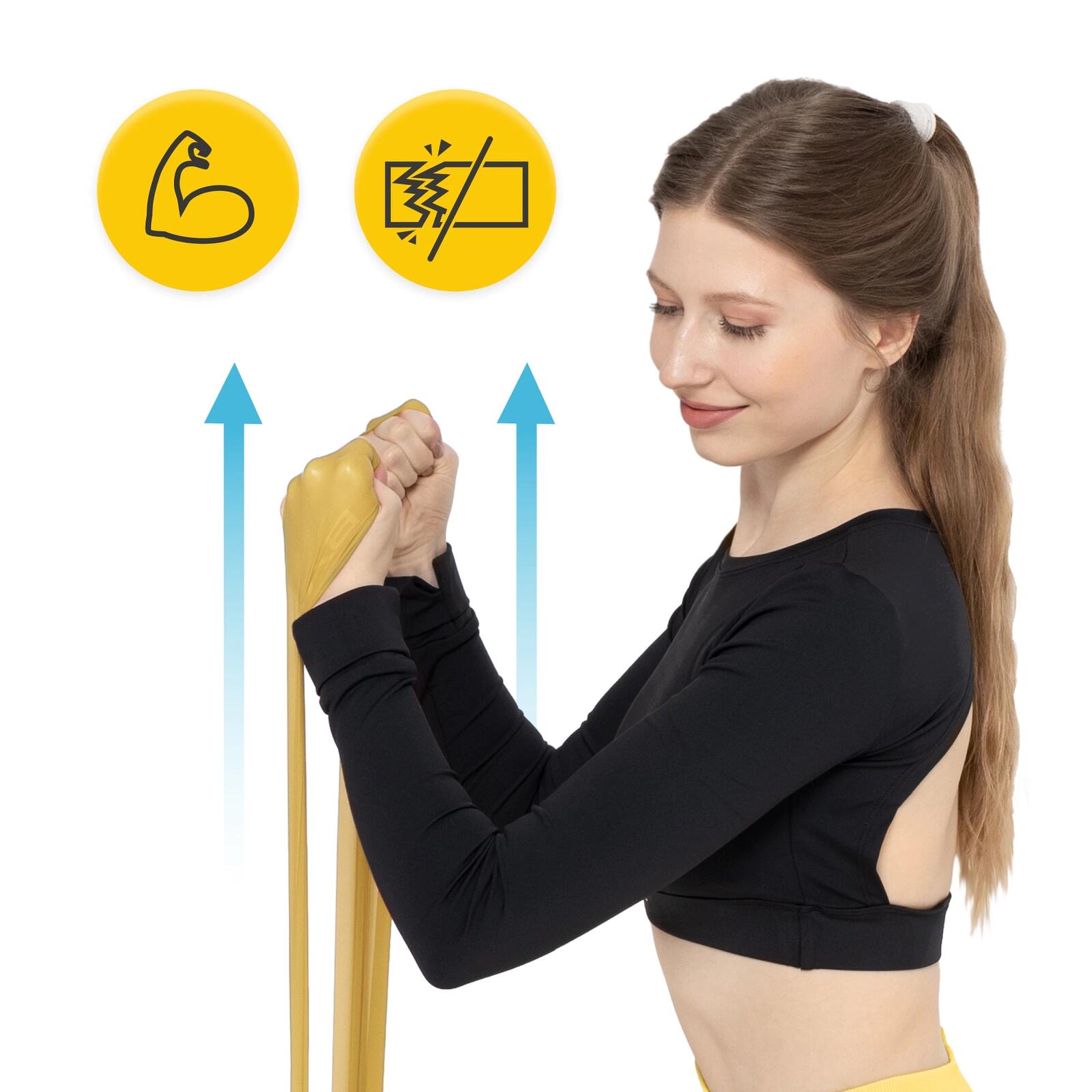 Weerstandsband 2M latex fitness fysiotherapie revalidatie 4FIZJO FLAT BAND 5/7