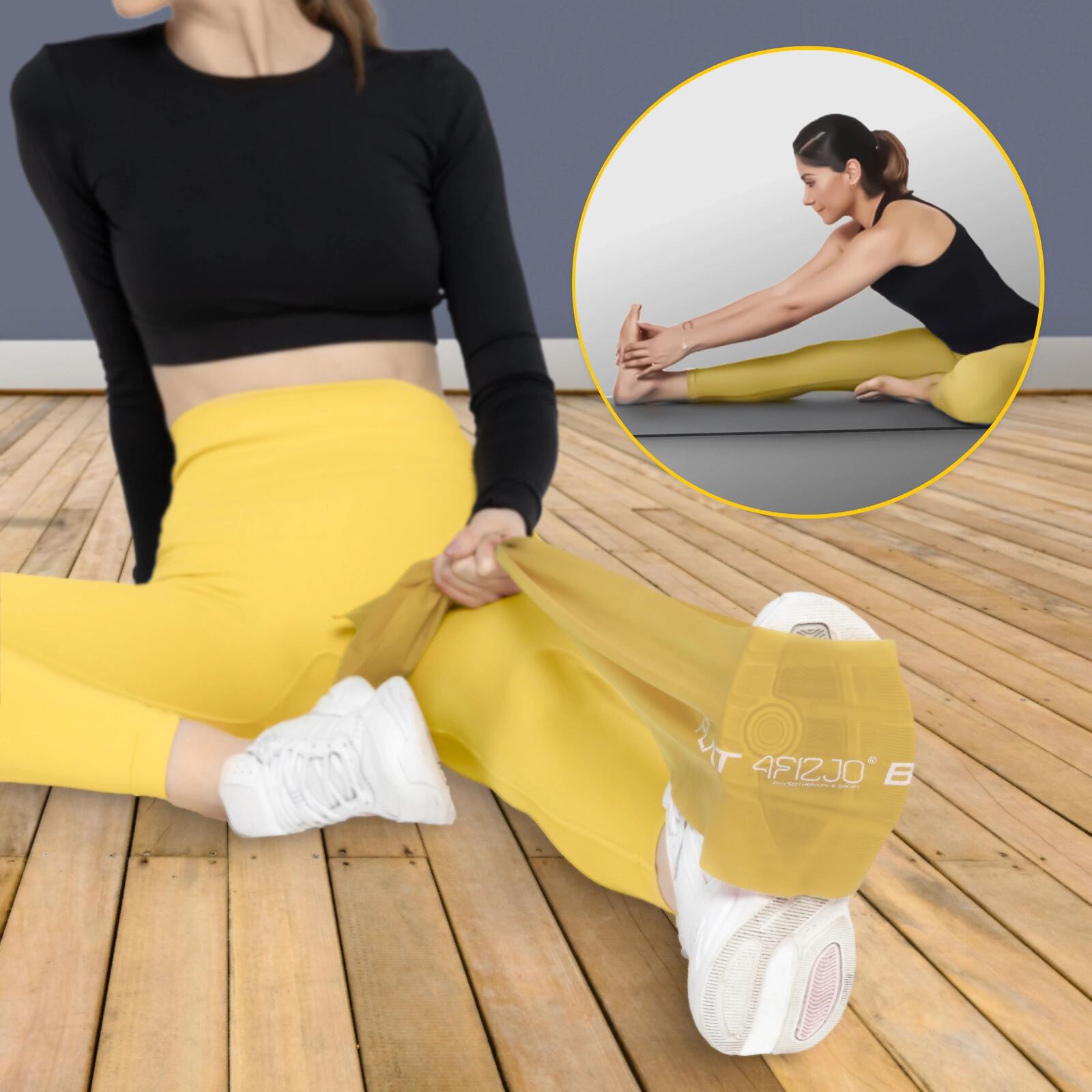 Weerstandsband 2M latex fitness fysiotherapie revalidatie 4FIZJO FLAT BAND 7/7