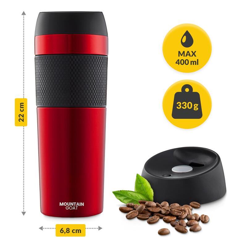 Termální hrnek TRAVEL MOUNTAIN GOAT na kávu a čaj 400 ml