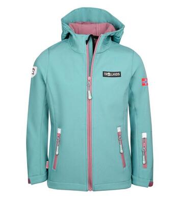 Kinder Softshelljacke Oslofjord Marineblau/Magenta