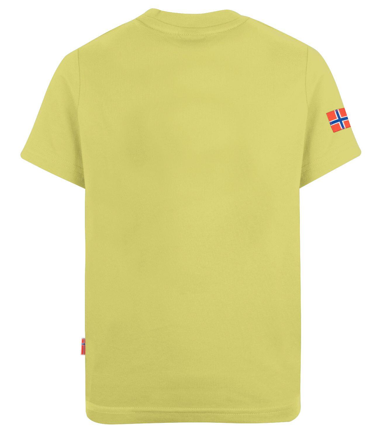 Kinder T-Shirt Pointillism hazy yellow/glow blue 2/3
