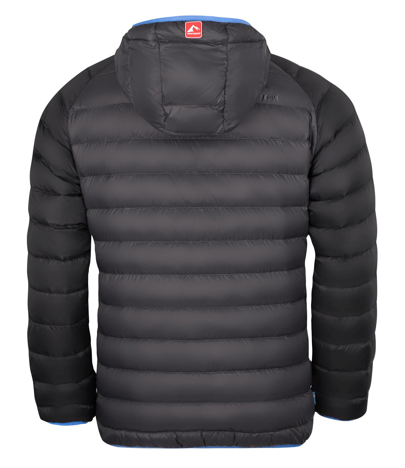 Herren Daunenjacke Snaefell Schwarz/Blau 2/2