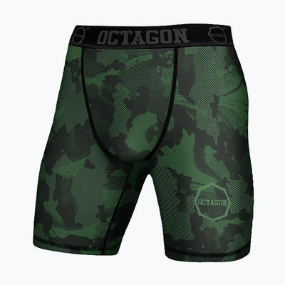 Octagon Camo Forest Herren-Kompressionsshorts