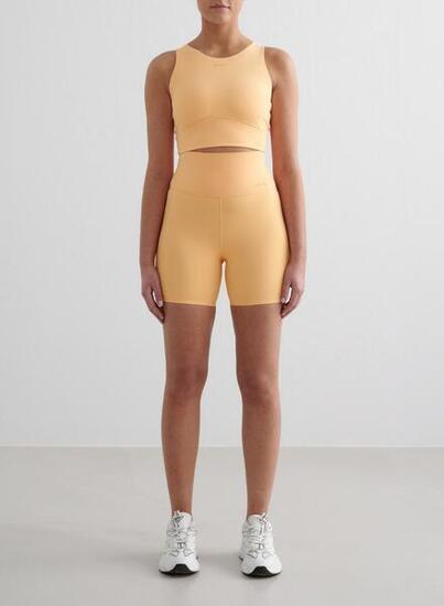 Femme Shorts Midi Évacuant l'humidité Orange Clair