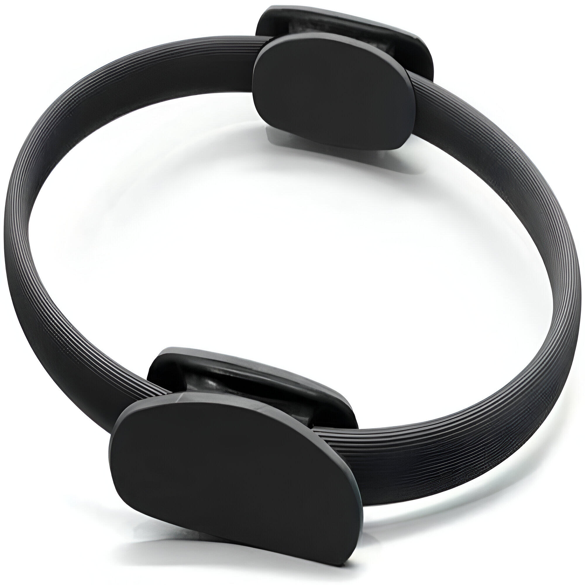 OZIO FITNESS Aro Anillo Negro Pilates Yoga con Agarres Ergonómicos.