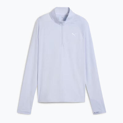 Felpa da corsa da donna PUMA Run Velocity Cloudspun con zip 1/4