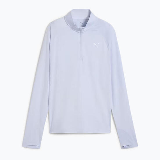 Felpa da corsa da donna PUMA Run Velocity Cloudspun con zip 1/4