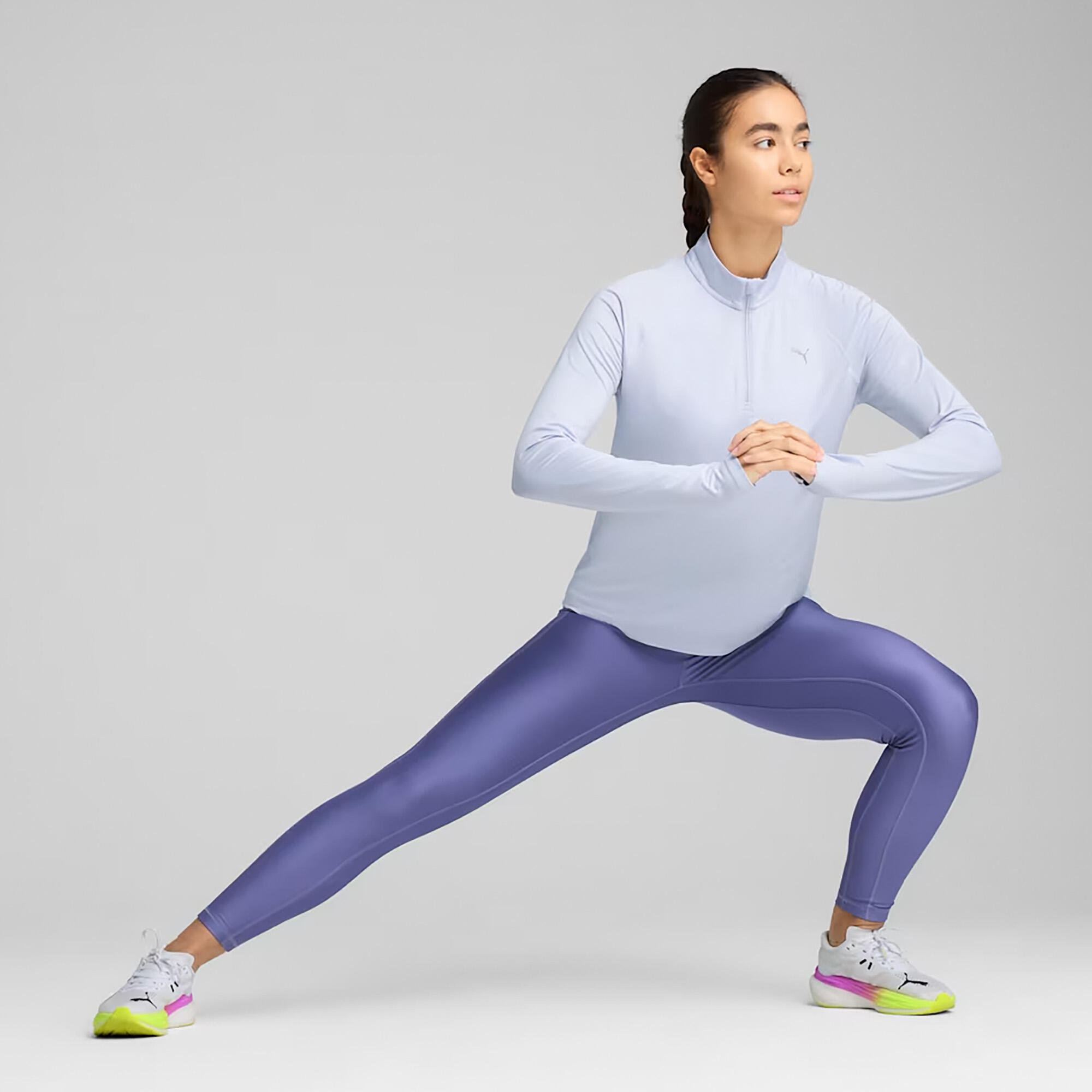 Sweat-shirt de course pour femme PUMA Run Velocity Cloudspun 1/4 Zip 4/5