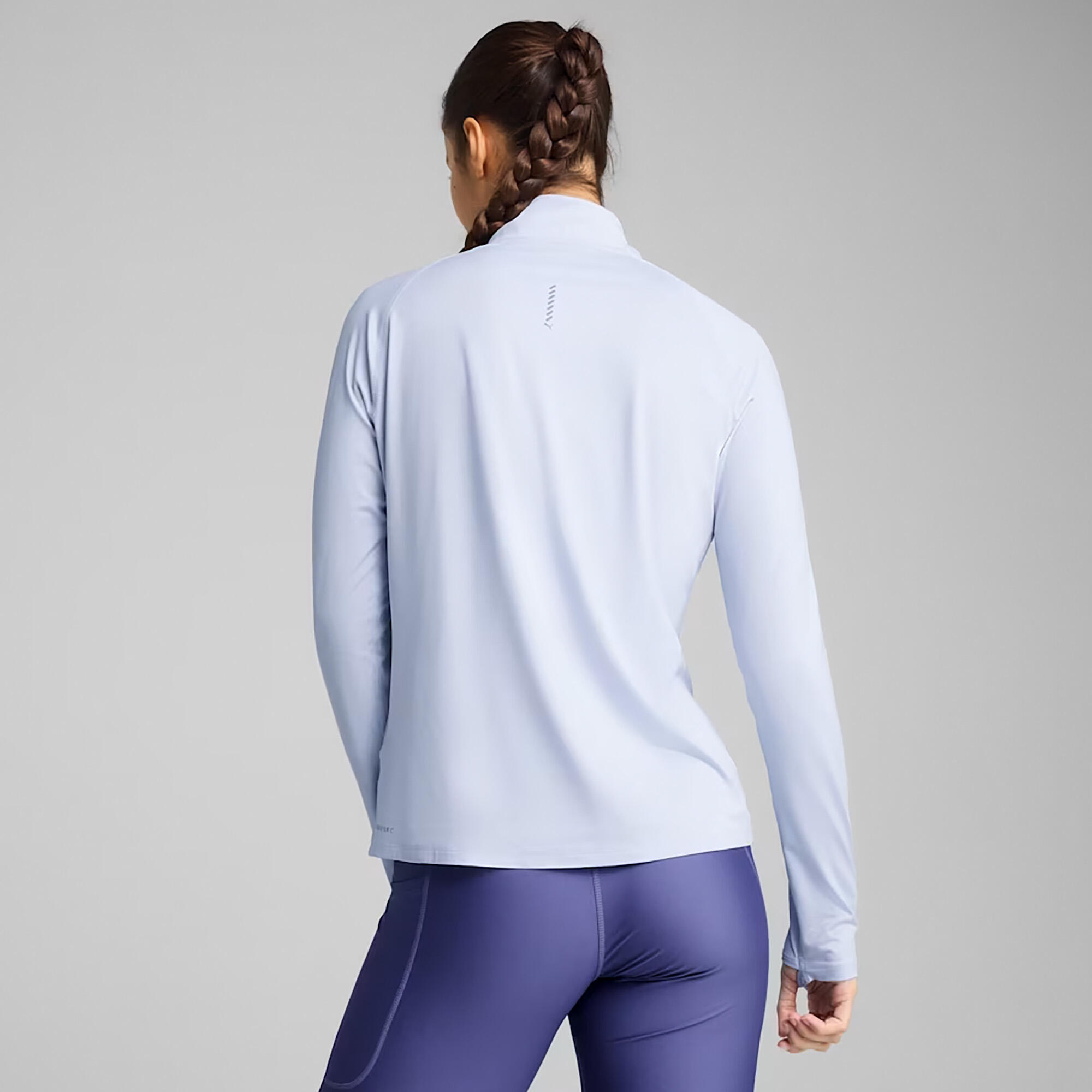 Sweat-shirt de course pour femme PUMA Run Velocity Cloudspun 1/4 Zip 5/5
