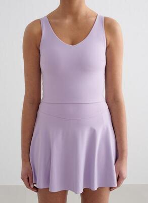 Dames yoga sportbeha met v-hals bralette lila