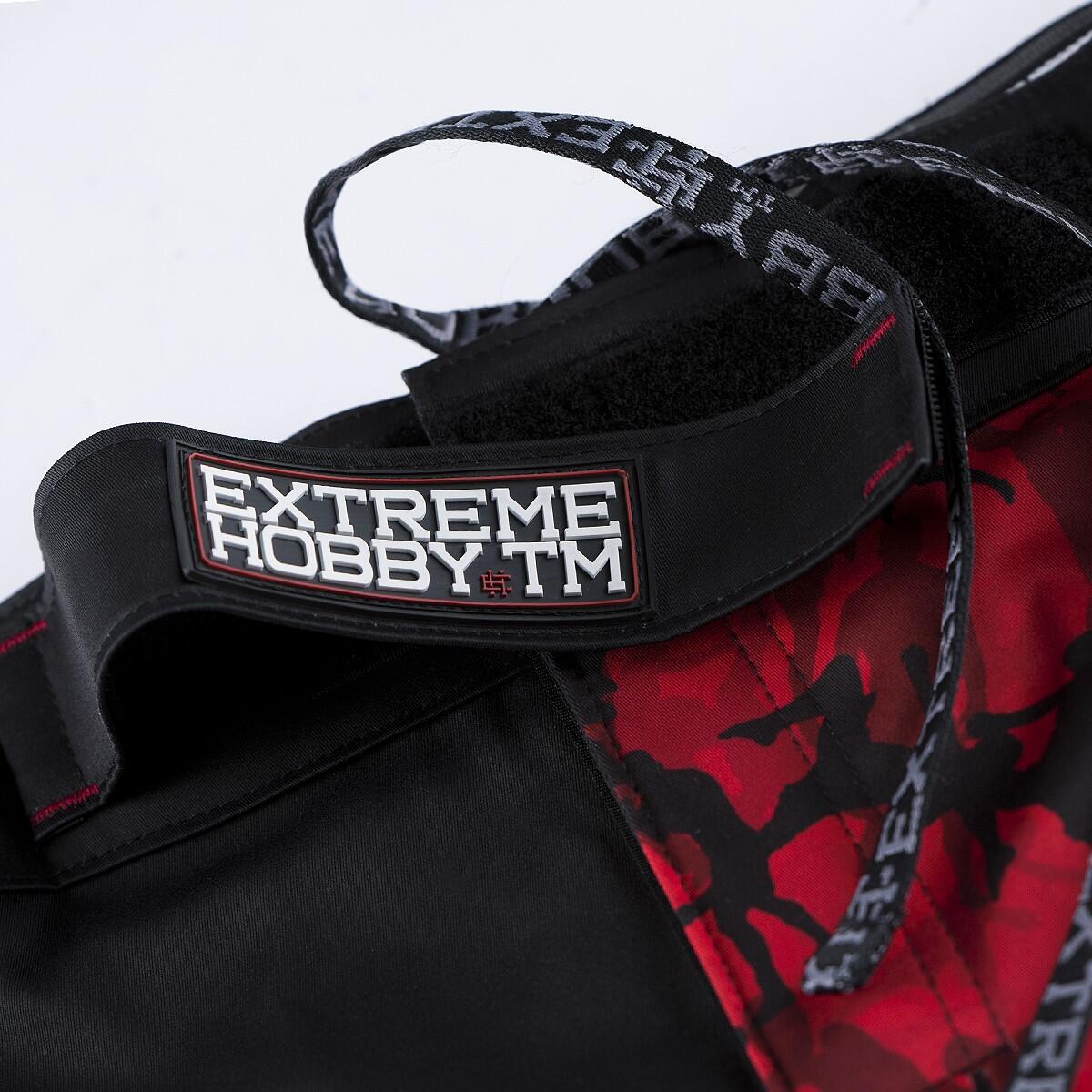 Shorts de grappling pour hommes MMA BJJ K1 EXTREME HOBBY RED WARRIOR 4/6