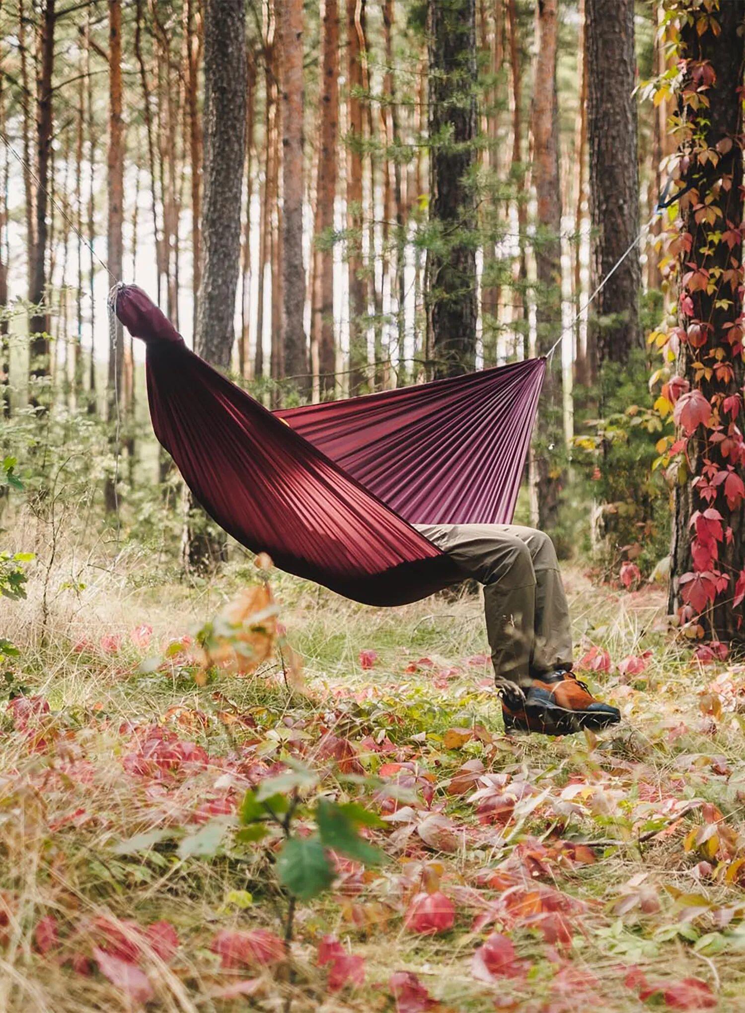Hamak Lesovik Bystry - burgundy ron 3/7