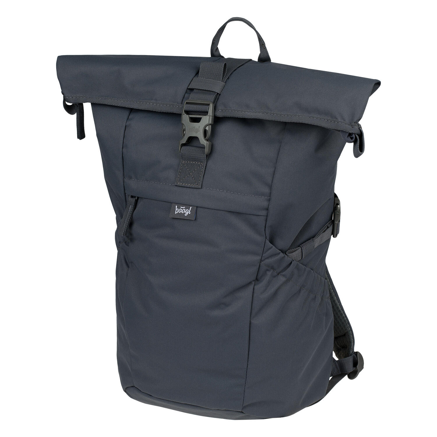 BAAGL Rolltop-Rucksack Grau – 29 L mit gepolstertem Laptopfach 2/7