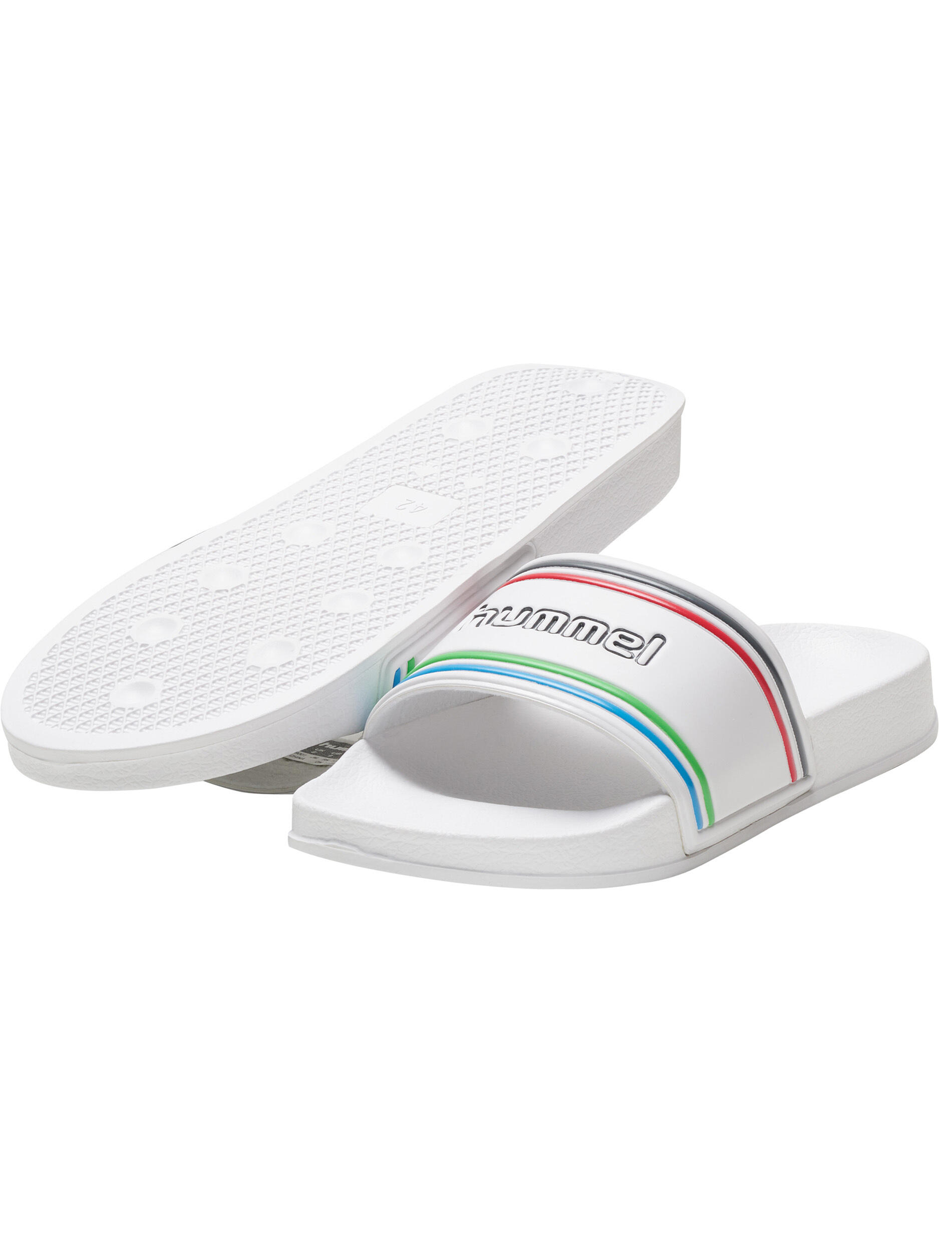 Chancletas Pool Slide Adulto Unisex Transpirable Diseño Ligero Hummel 4/7