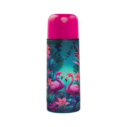 BAAGL Gourde isotherme Flamants roses, 550 ml
