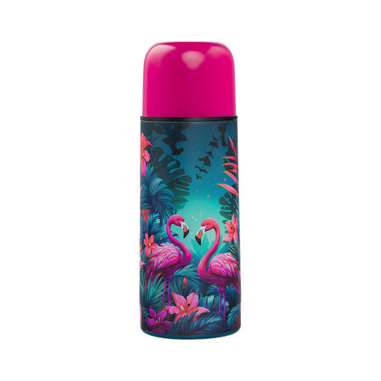 BAAGL Gourde isotherme Flamants roses, 550 ml