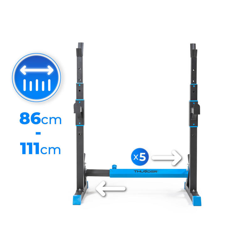 Rack à haltères CARMI réglable monobloc Thunder