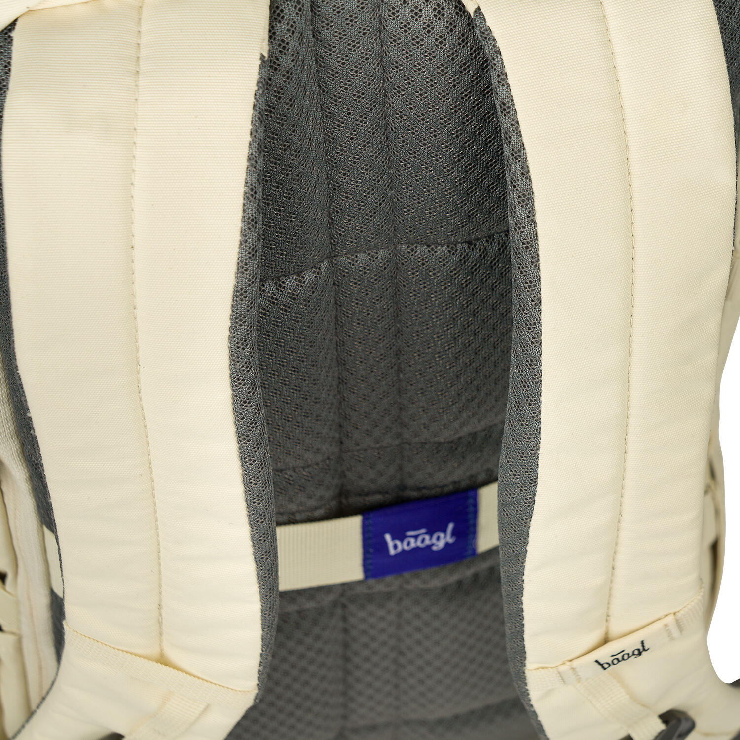 BAAGL Rolltop-Rucksack Beige, 29 l – gepolstert, wasserabweisend. 7/7