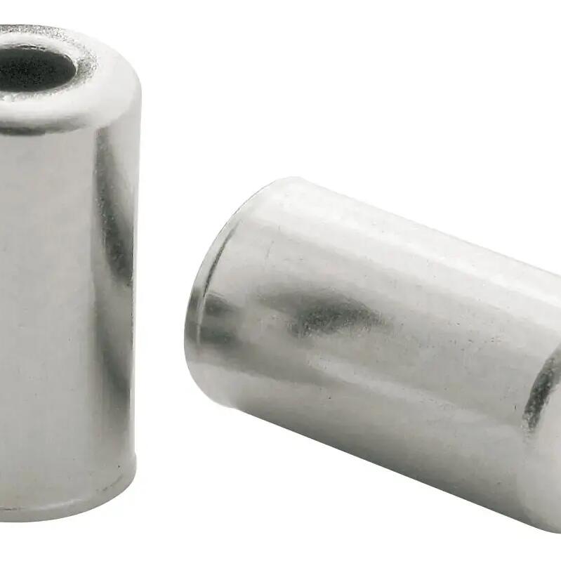 Brass Cable Hats 5 mm Silver - 200 Pieces