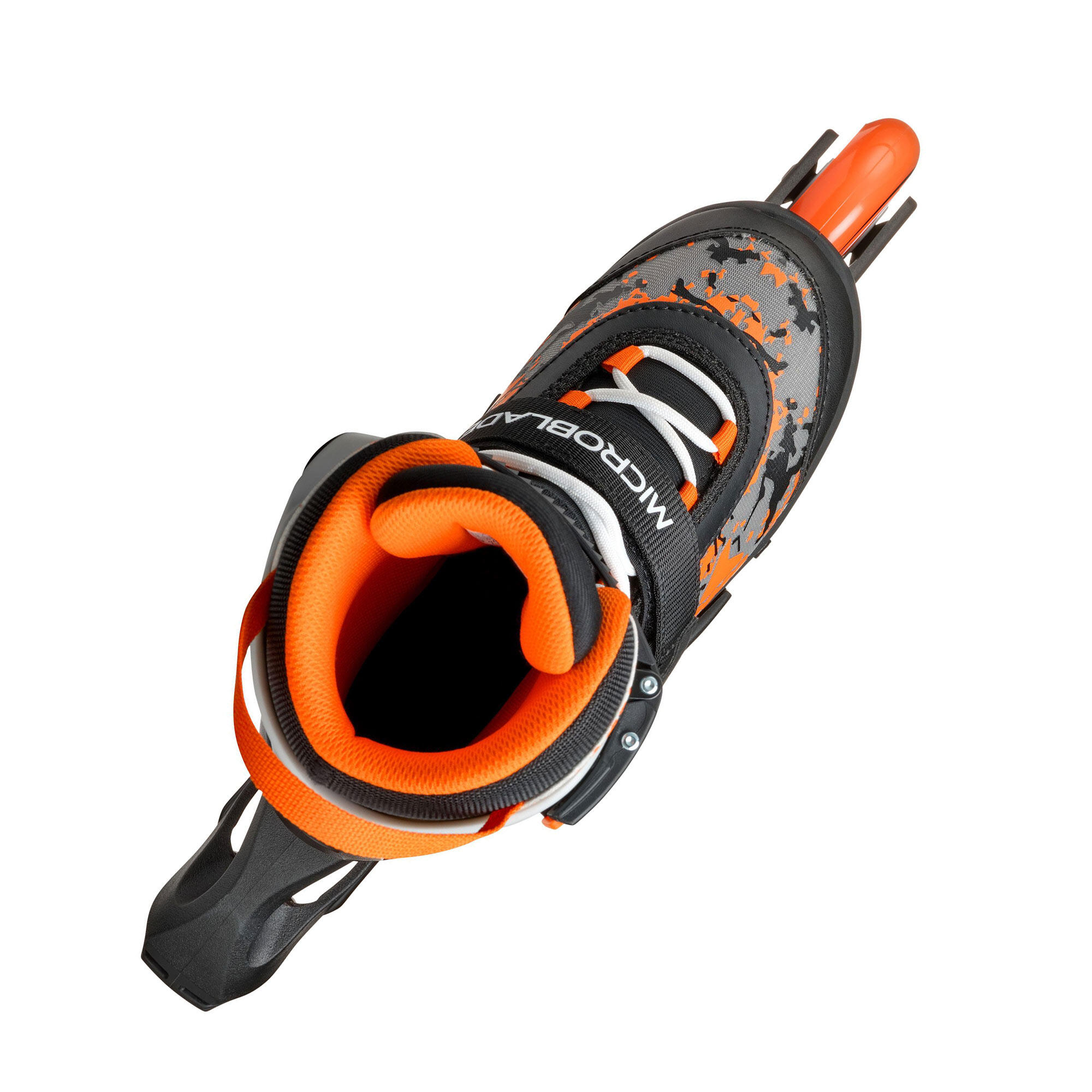 ROLLERBLADE Roller Fitness Enfant Microblade SL Noir Orange 5/6
