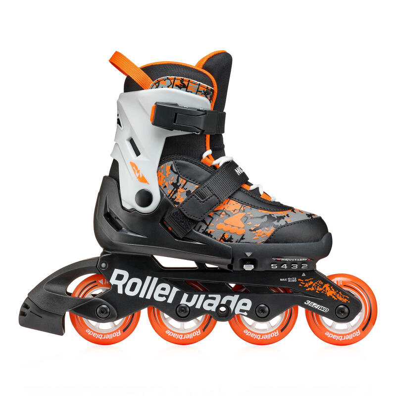 Rollers En Ligne Enfant Rollerblade Microblade SL - Noir / Lime - Neuf