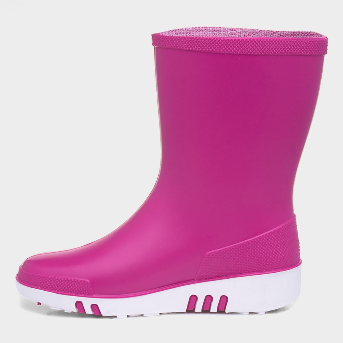 Childrens/Kids Mini Wellies (Pink) 4/5