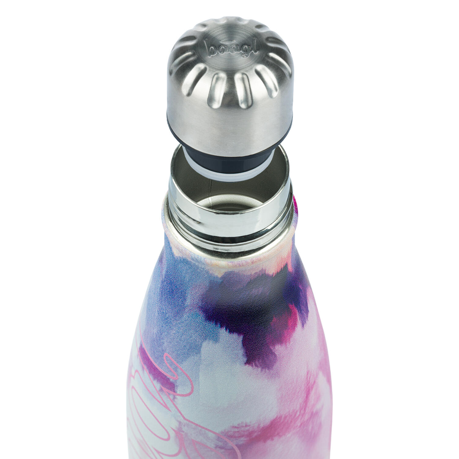 Thermoflasche mit Metalldeckel Painting, 500 ml 3/6