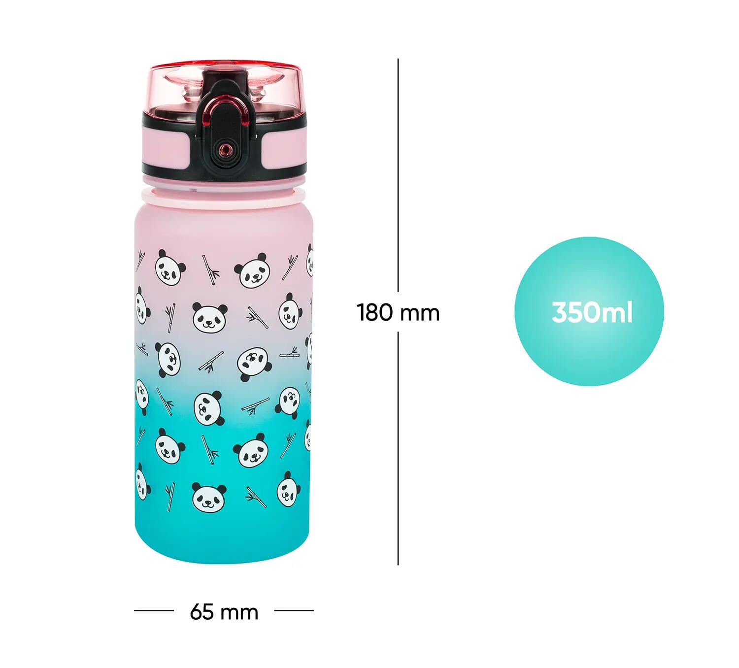 BAAGL Gourde en Tritan Gradient Panda, 350 ml 7/7