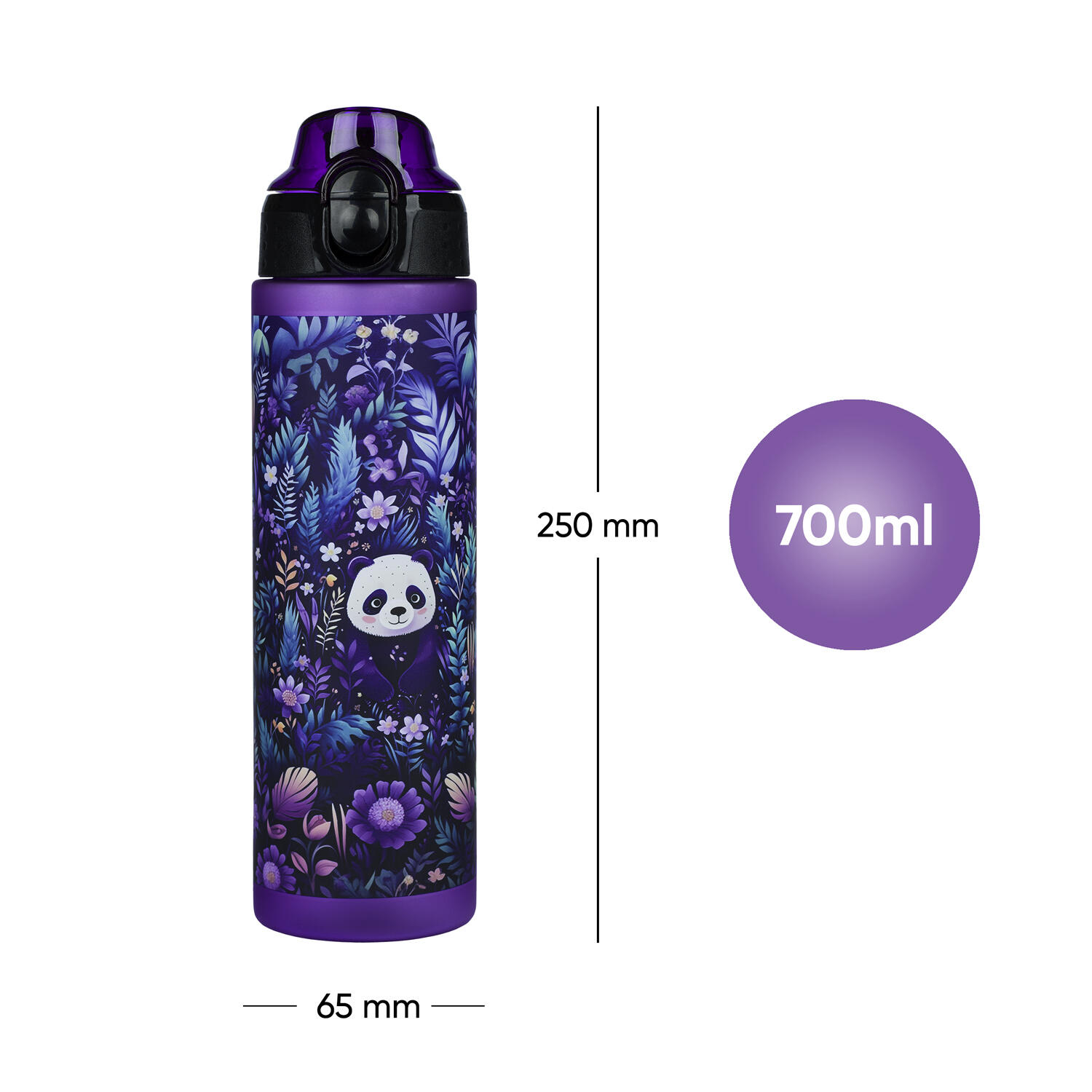 Tritanová láhev na pití Jungle Panda, 700 ml 7/7