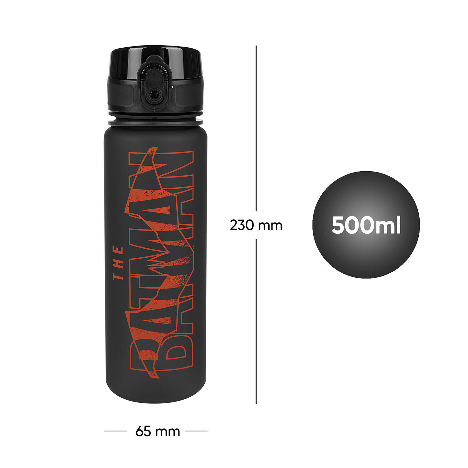 Tritanová láhev na pití Batman Red, 500 ml 7/7