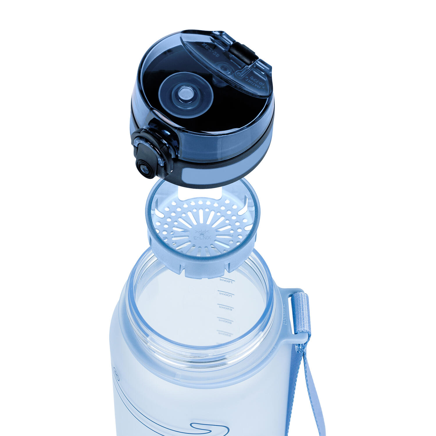 BAAGL Gourde en Tritan Dust Blue, 800 ml 6/7