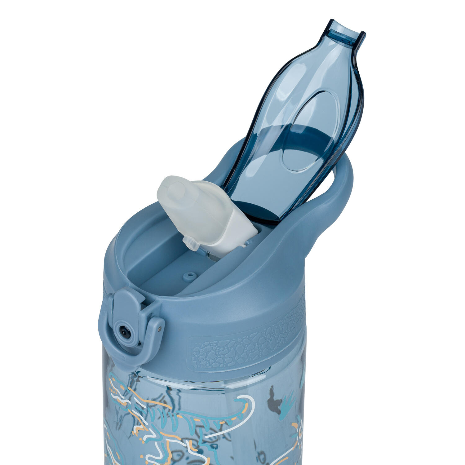 BAAGL Gourde en Tritan avec paille Dino, 500 ml 4/6