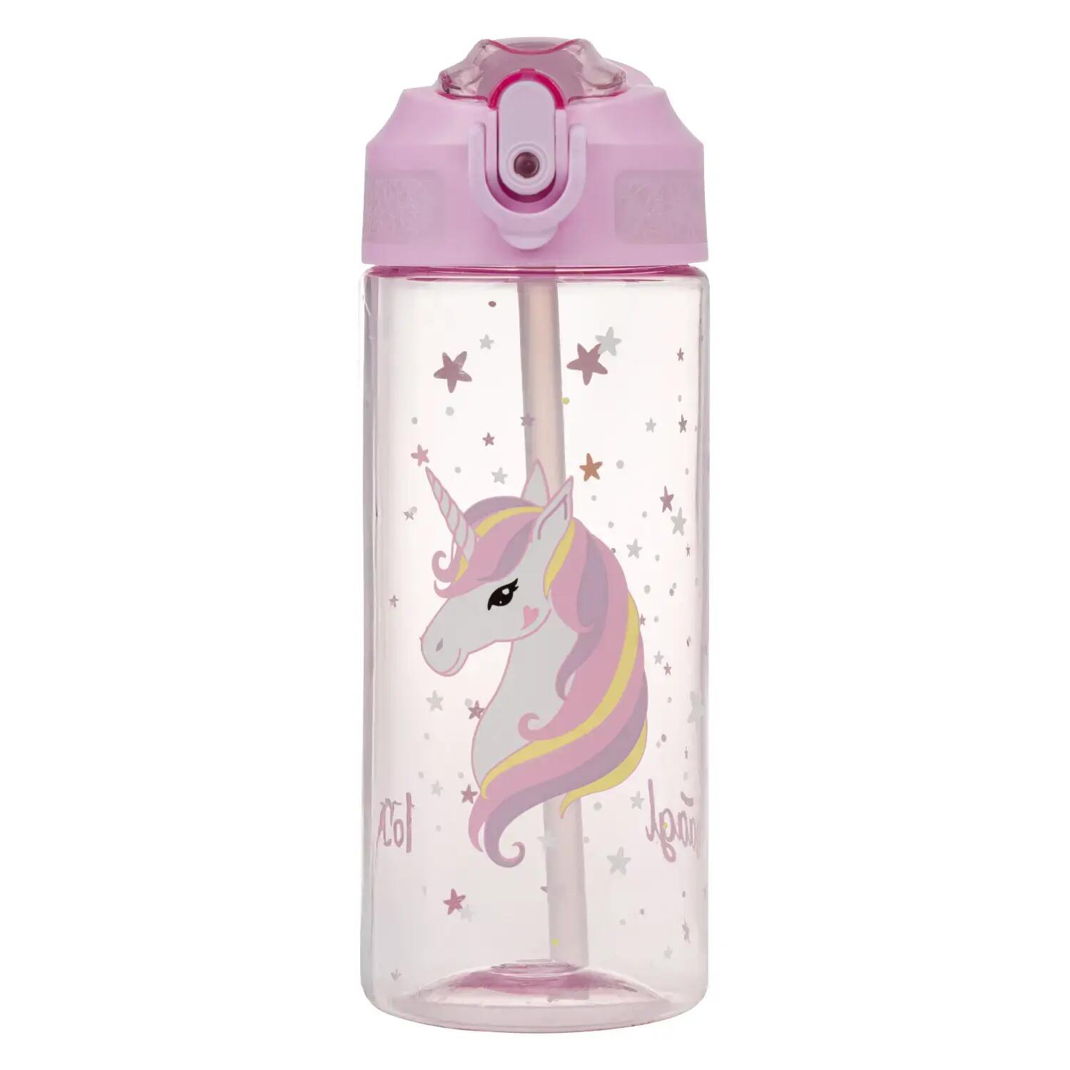 BAAGL Gourde en Tritan avec paille Rainbow Unicorn, 500 ml 2/6
