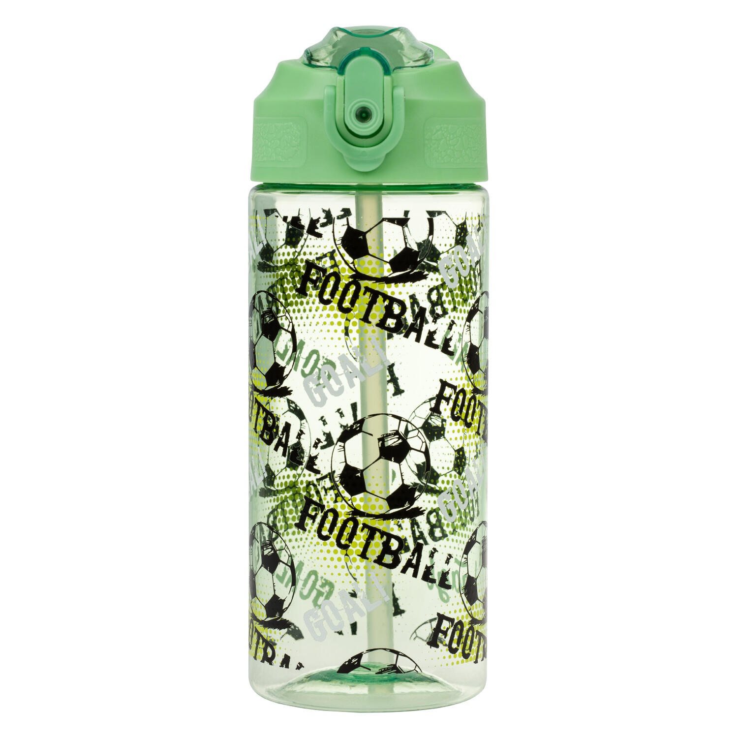 BAAGL Gourde en Tritan avec paille Football, 500 ml 2/6