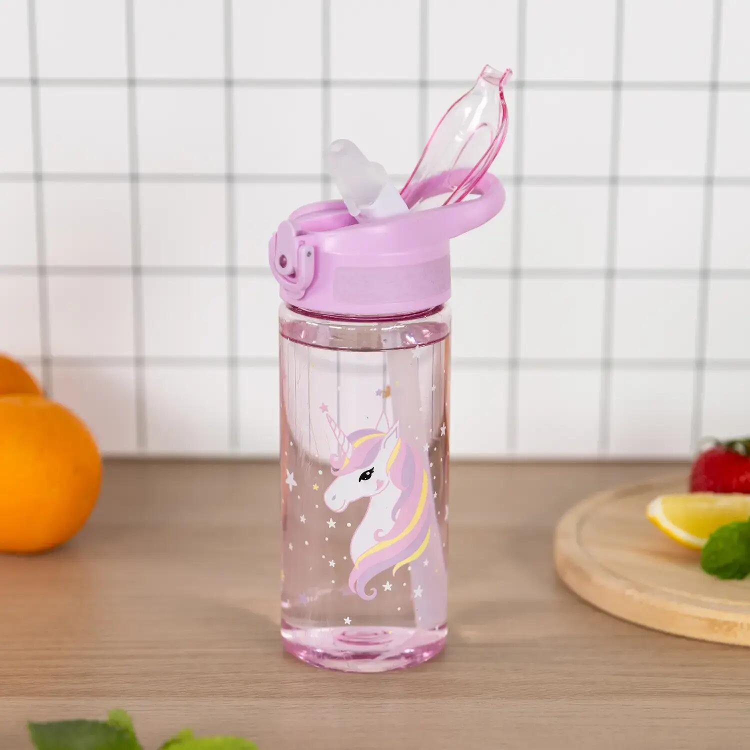 BAAGL Gourde en Tritan avec paille Rainbow Unicorn, 500 ml 6/6