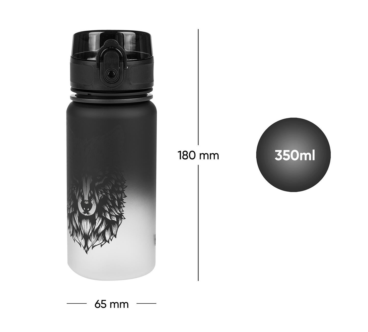 Tritanová láhev na pití Gradient Vlk, 350 ml 7/7