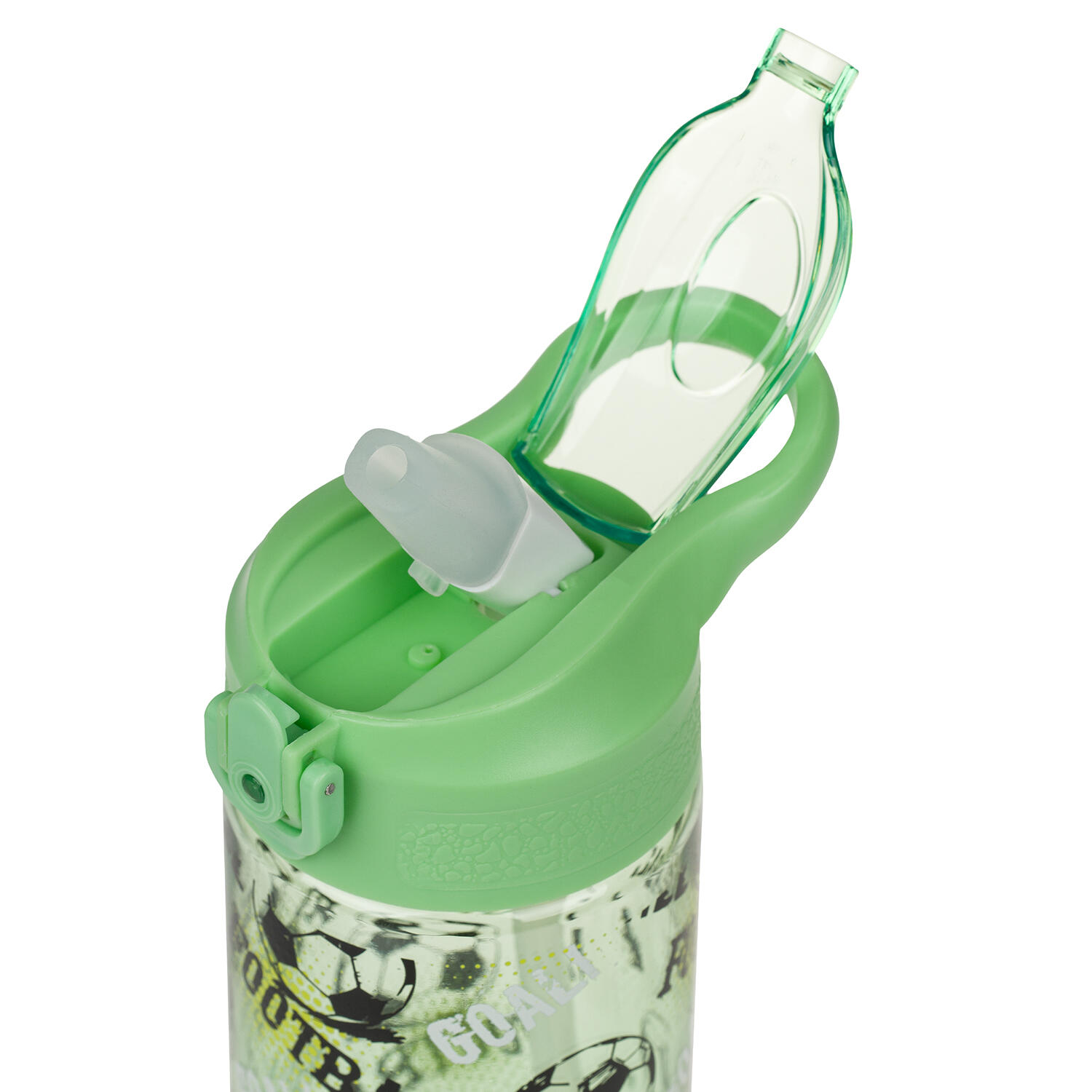 BAAGL Gourde en Tritan avec paille Football, 500 ml 4/6