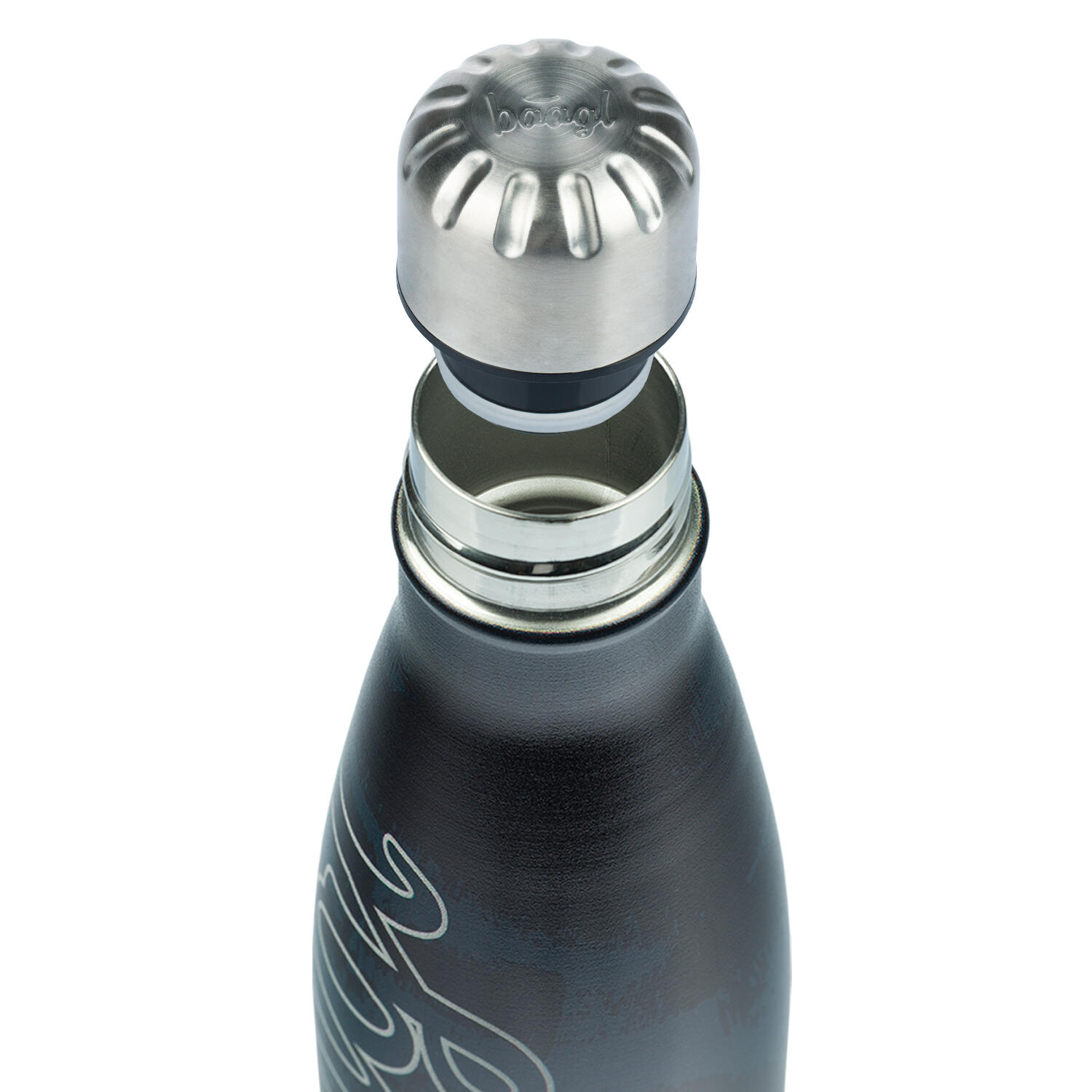 Thermoflasche mit Metalldeckel Dune, 500 ml 3/6