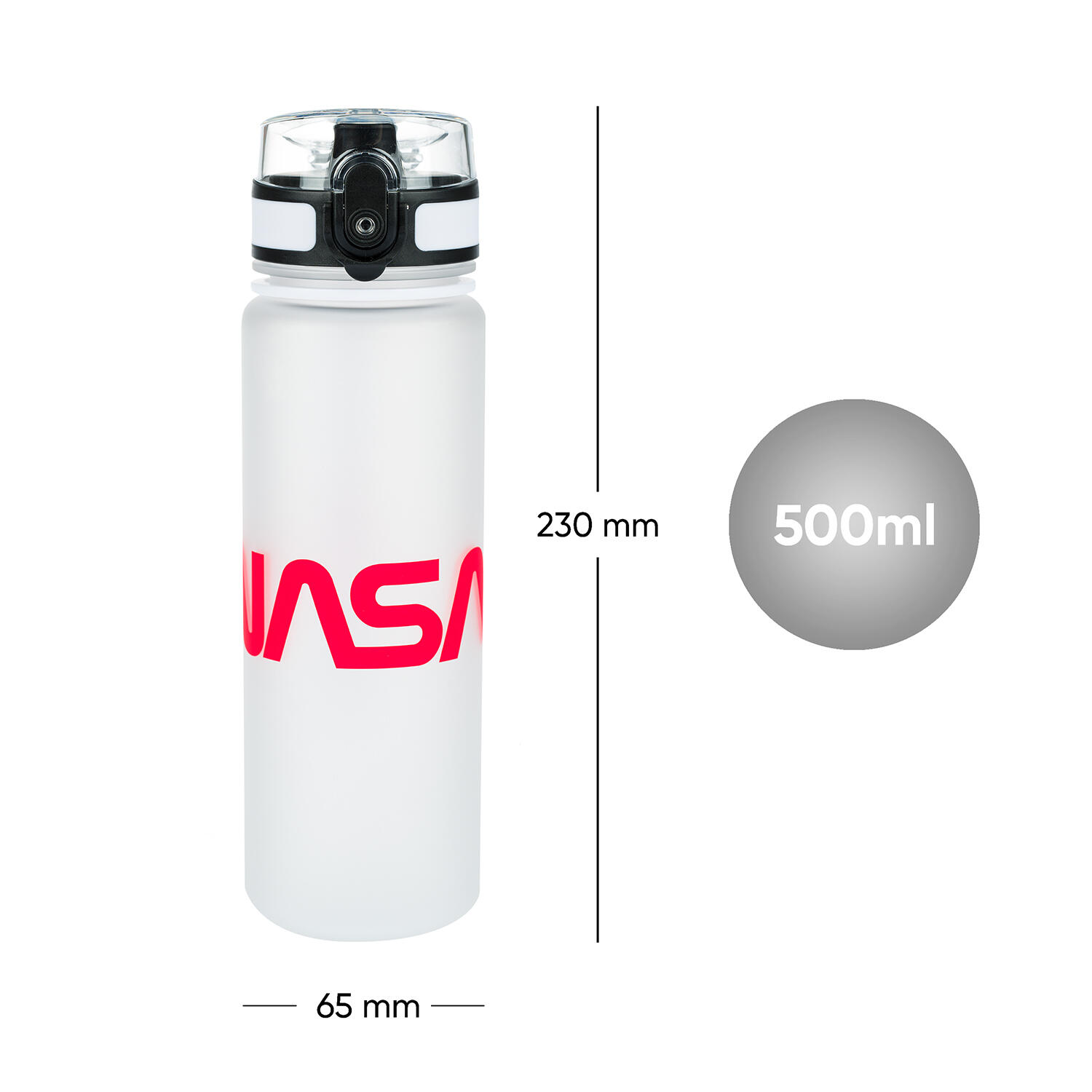 BAAGL Gourde en Tritan NASA, 500 ml 7/7