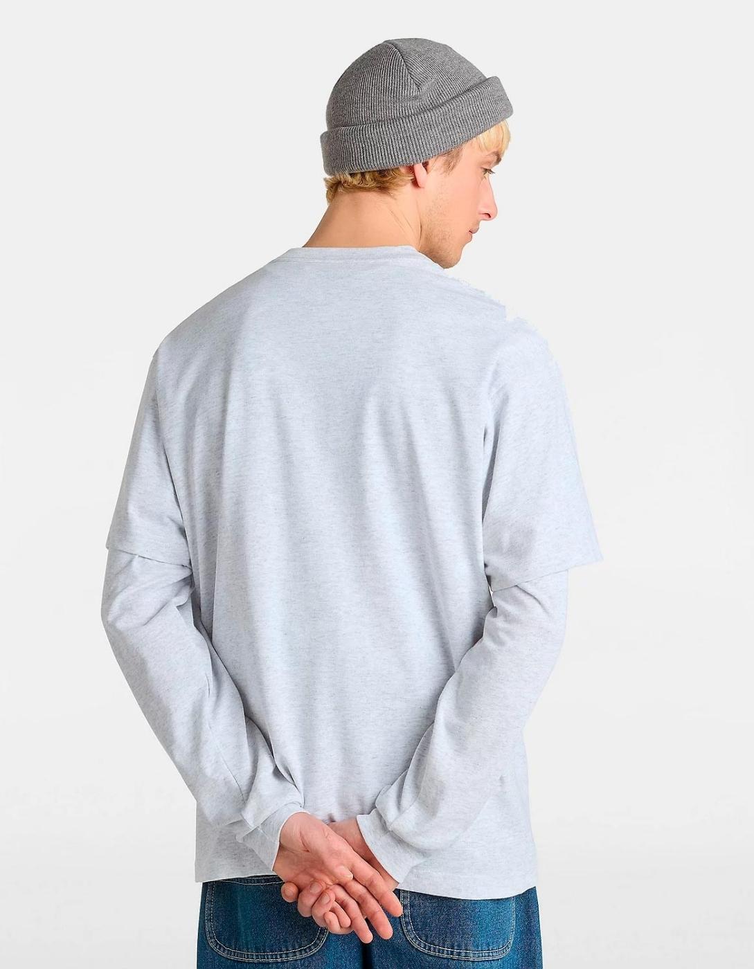 Camiseta para Hombre Vans  left chest ii loose Gris 2/5