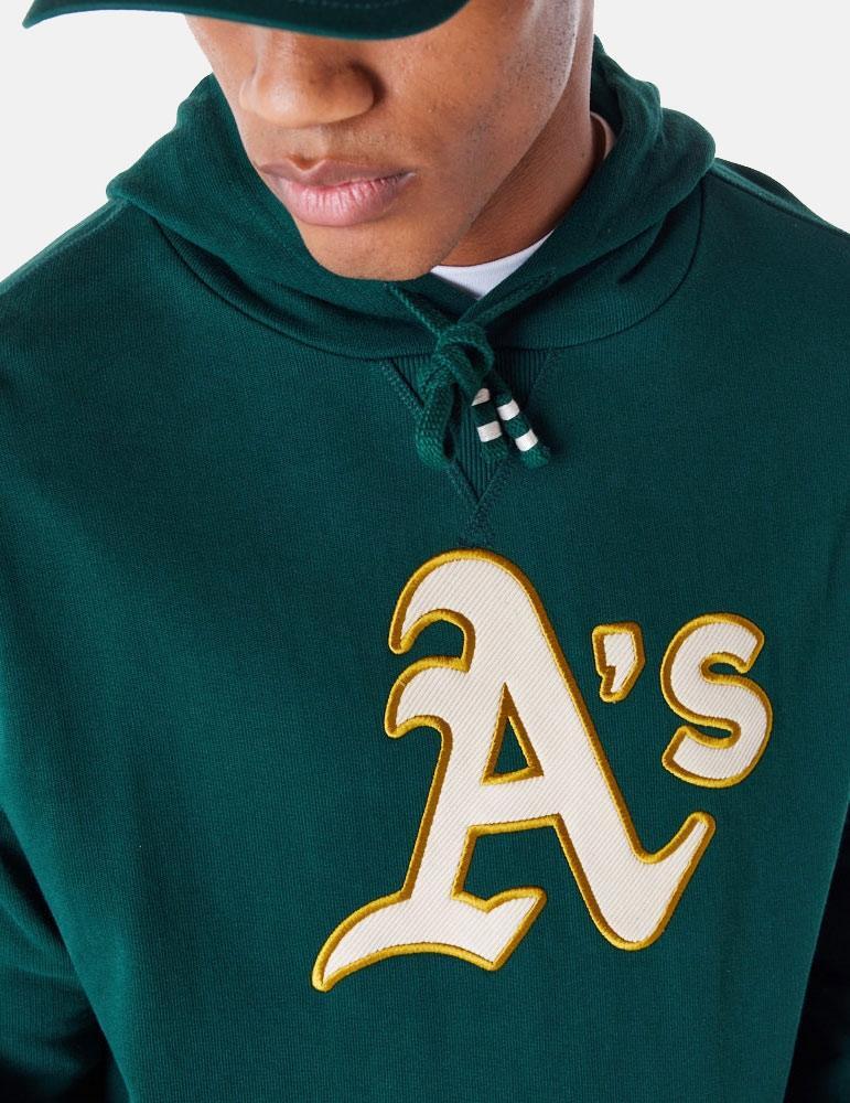 Sweat-shirts polaires pour hommes New era Mlb rib infill os oakath vert 1/5