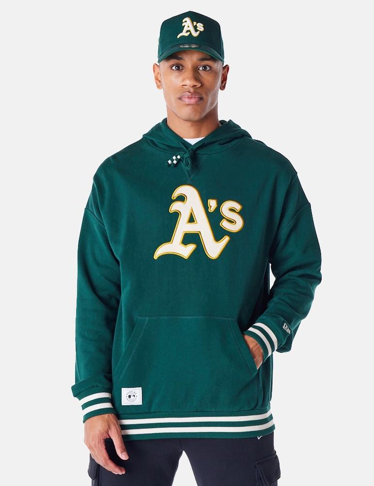Sweat-shirts polaires pour hommes New era Mlb rib infill os oakath vert 4/5