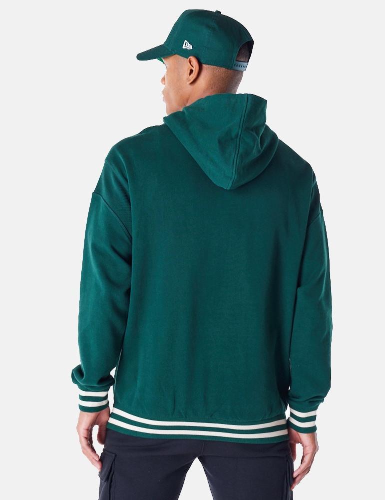 Sweat-shirts polaires pour hommes New era Mlb rib infill os oakath vert 2/5