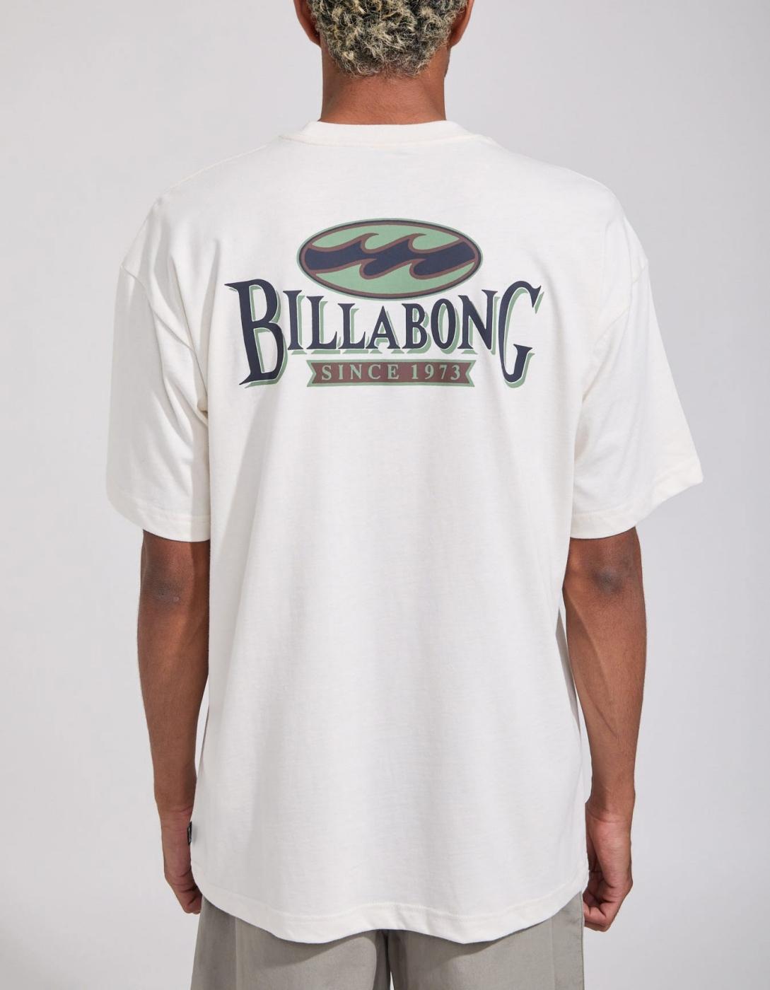 BILLABONG Camiseta para Hombre Billabong  double spread Blanco