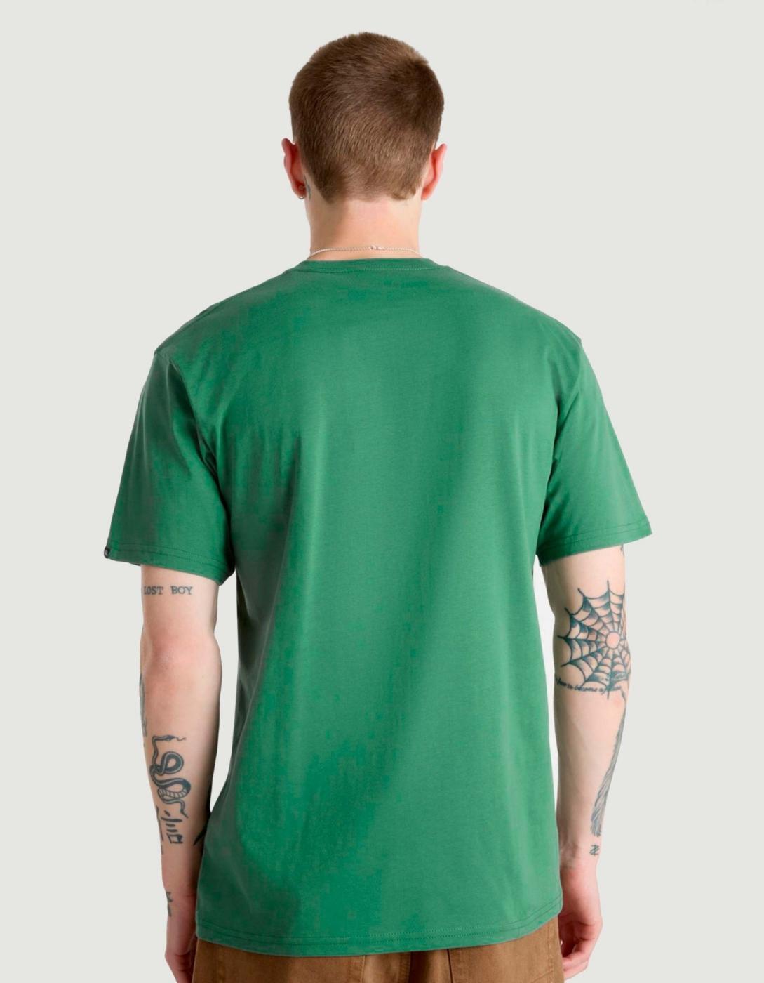 Camiseta para Hombre Vans  left chest logo Verde 2/5