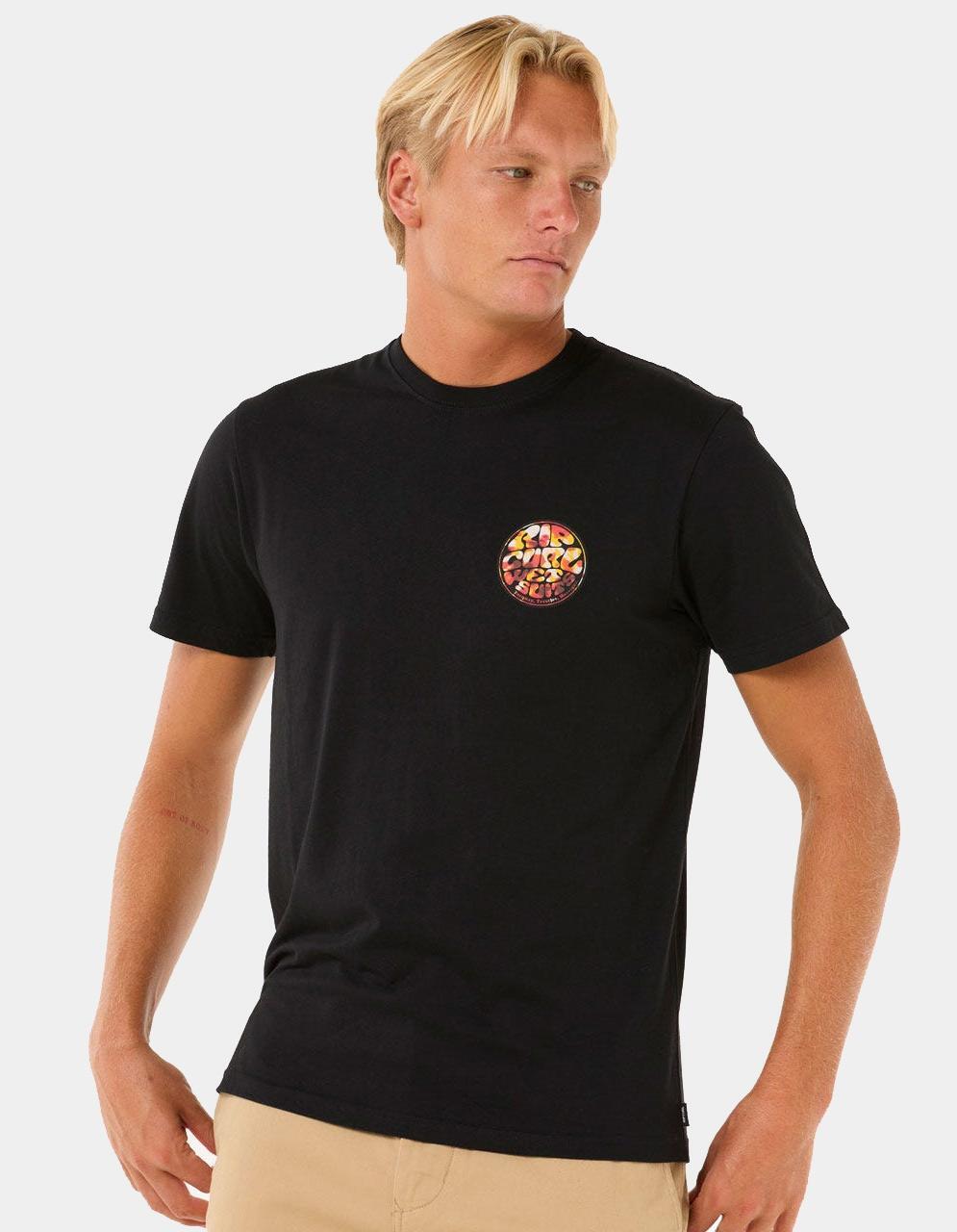 Rip Curl Wettie Passage Icon Tee - Black 4/7