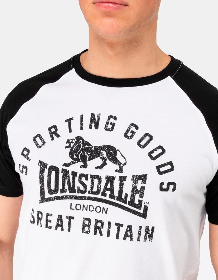 LONSDALE Heren-T-shirt normale pasvorm TRENANCE 3/6