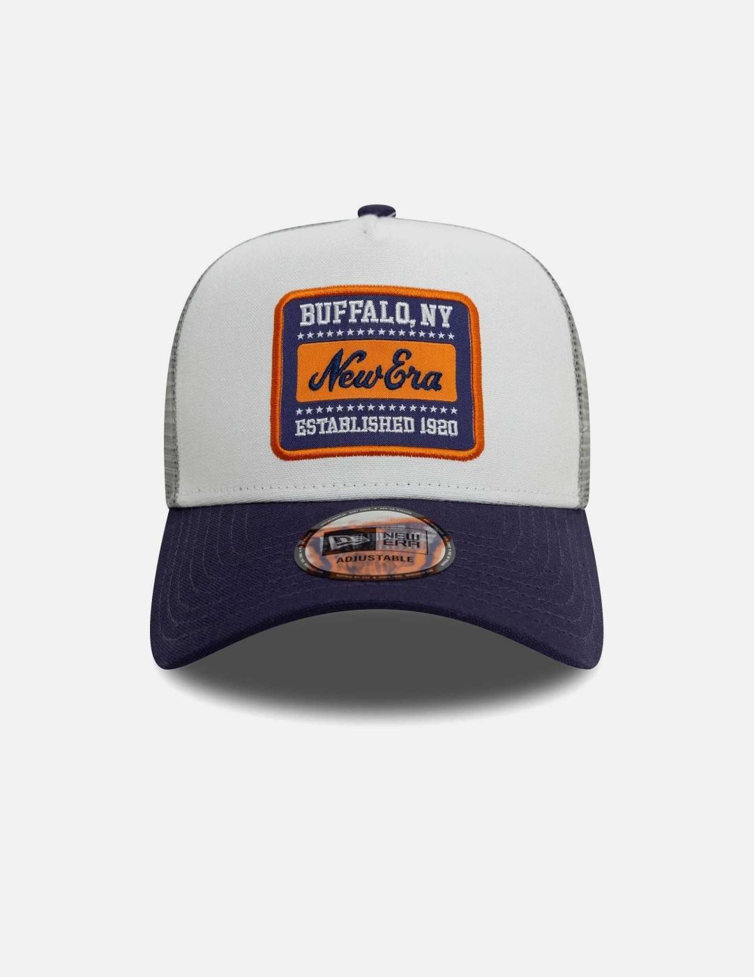 Prendas de cabeza New era  940 ne patch cot canv trucker Blanco 3/5