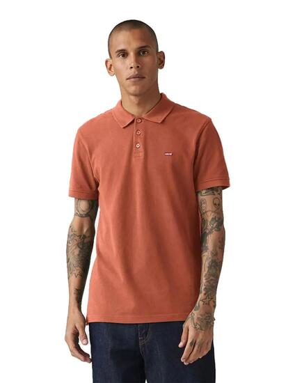 Polo da uomo Levis Vertical ss arancione.