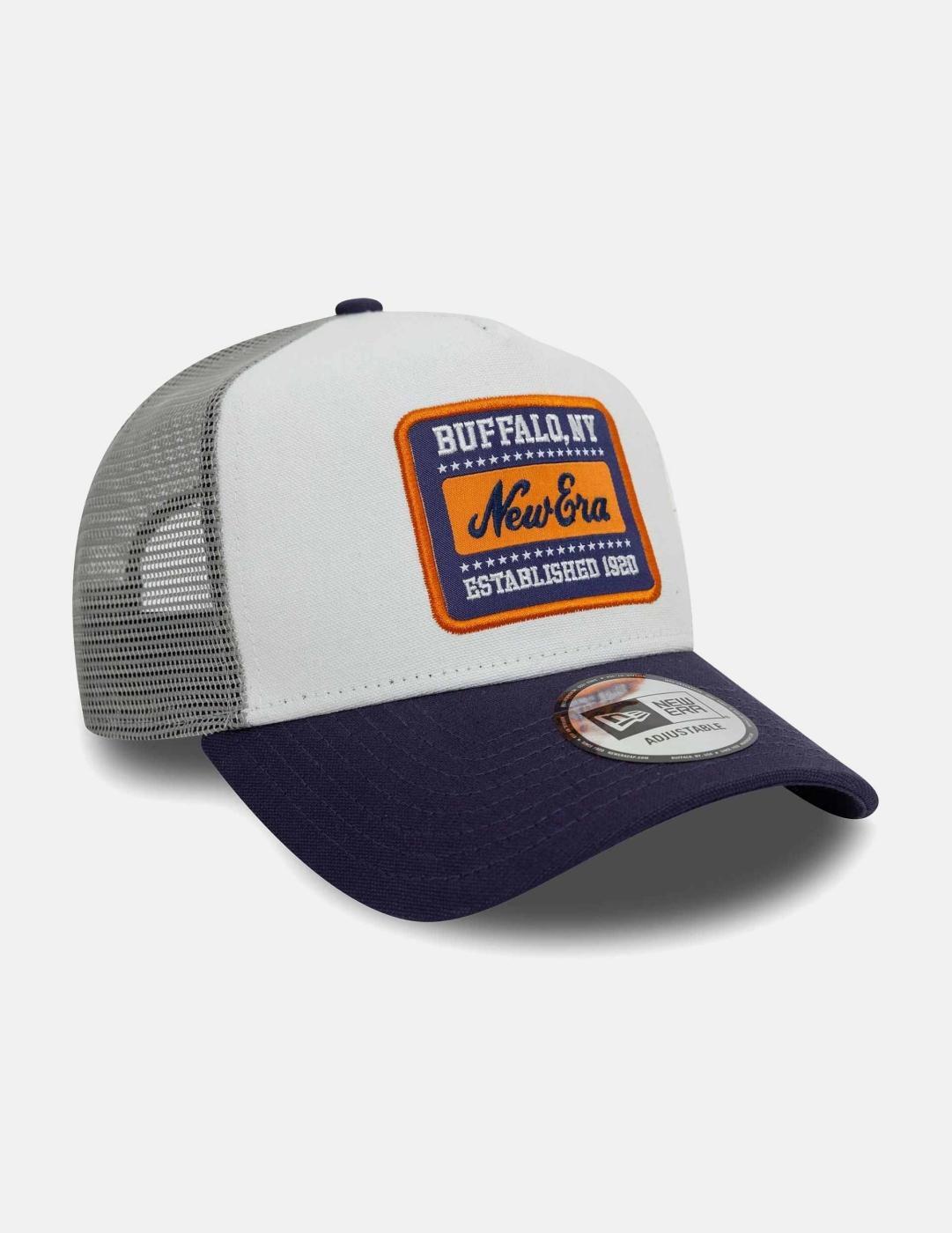 Prendas de cabeza New era  940 ne patch cot canv trucker Blanco 4/5